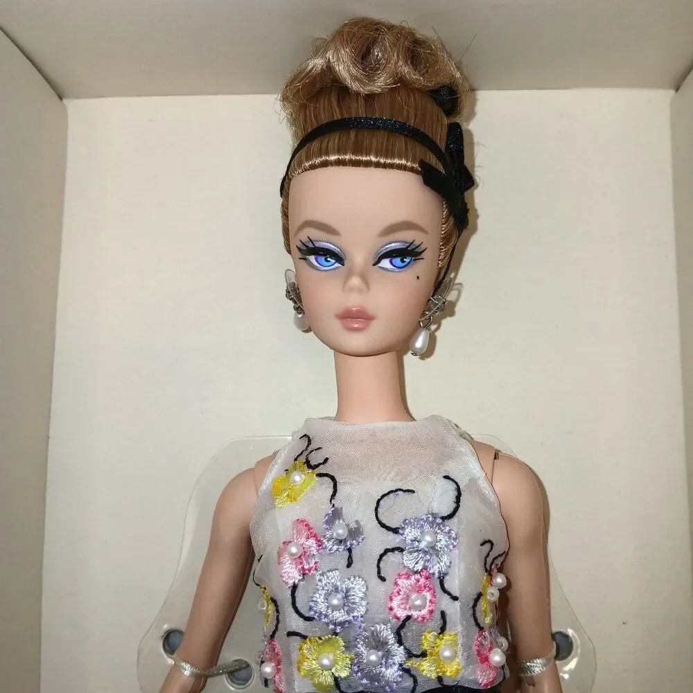 Silkstone Barbie Fashion Model Collection Classic Cocktail Dress Gold Label NRFB
